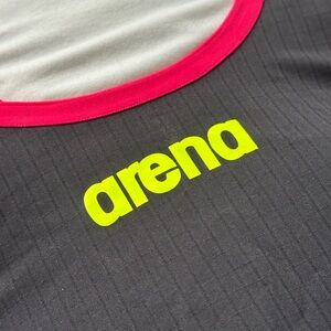 Arena Gray and Pink Tech Suit